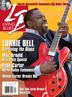 Lurrie Bell cover, Living Blues December 2007.